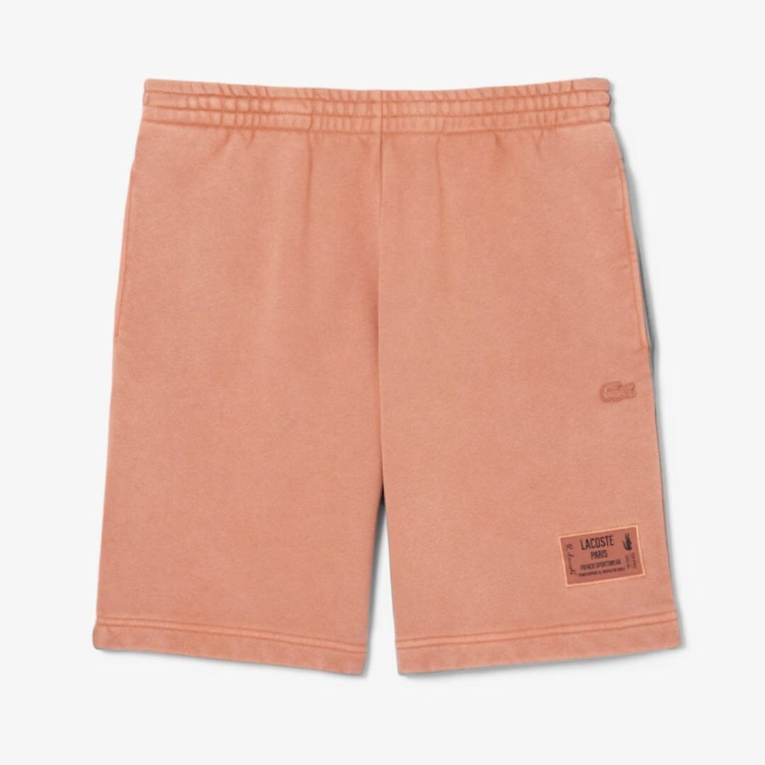 Shorts en molleton de coton effet délavé LC