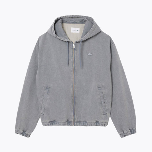 LC Kapuzen-Jeansjacke mit Washed-Effekt