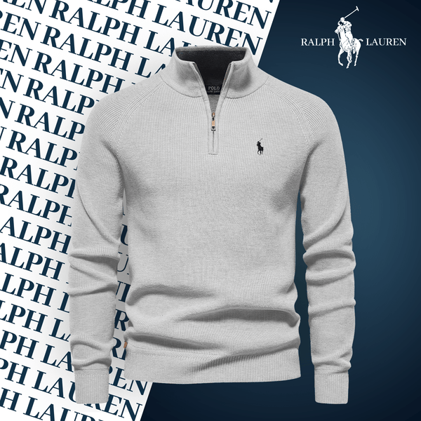 RL Zip-Neck Pullover (ABVERKAUF)
