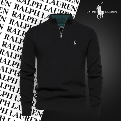 RL Zip-Neck Pullover (ABVERKAUF)