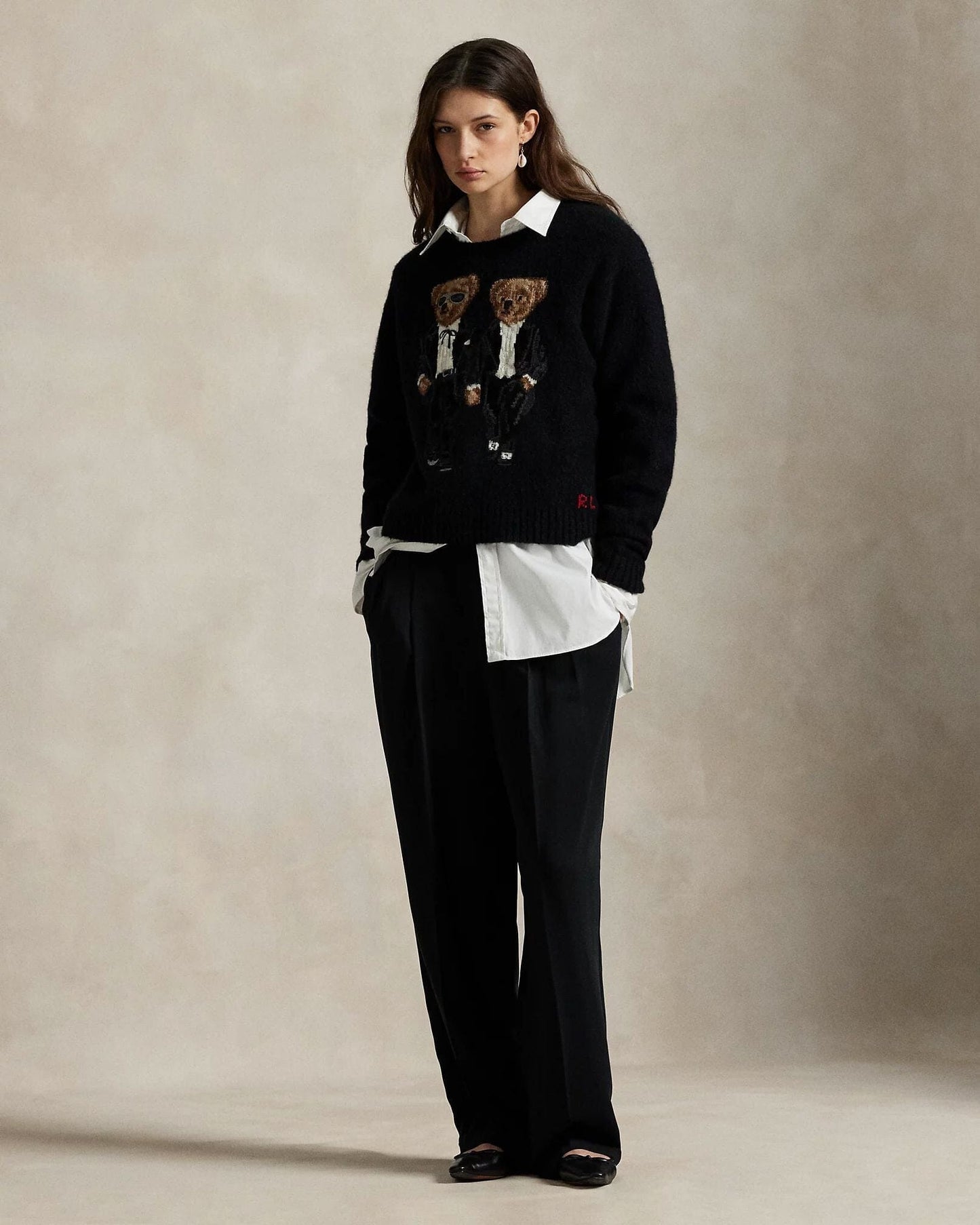RL Le pull Teddy Bear smoking Ralph & Ricky