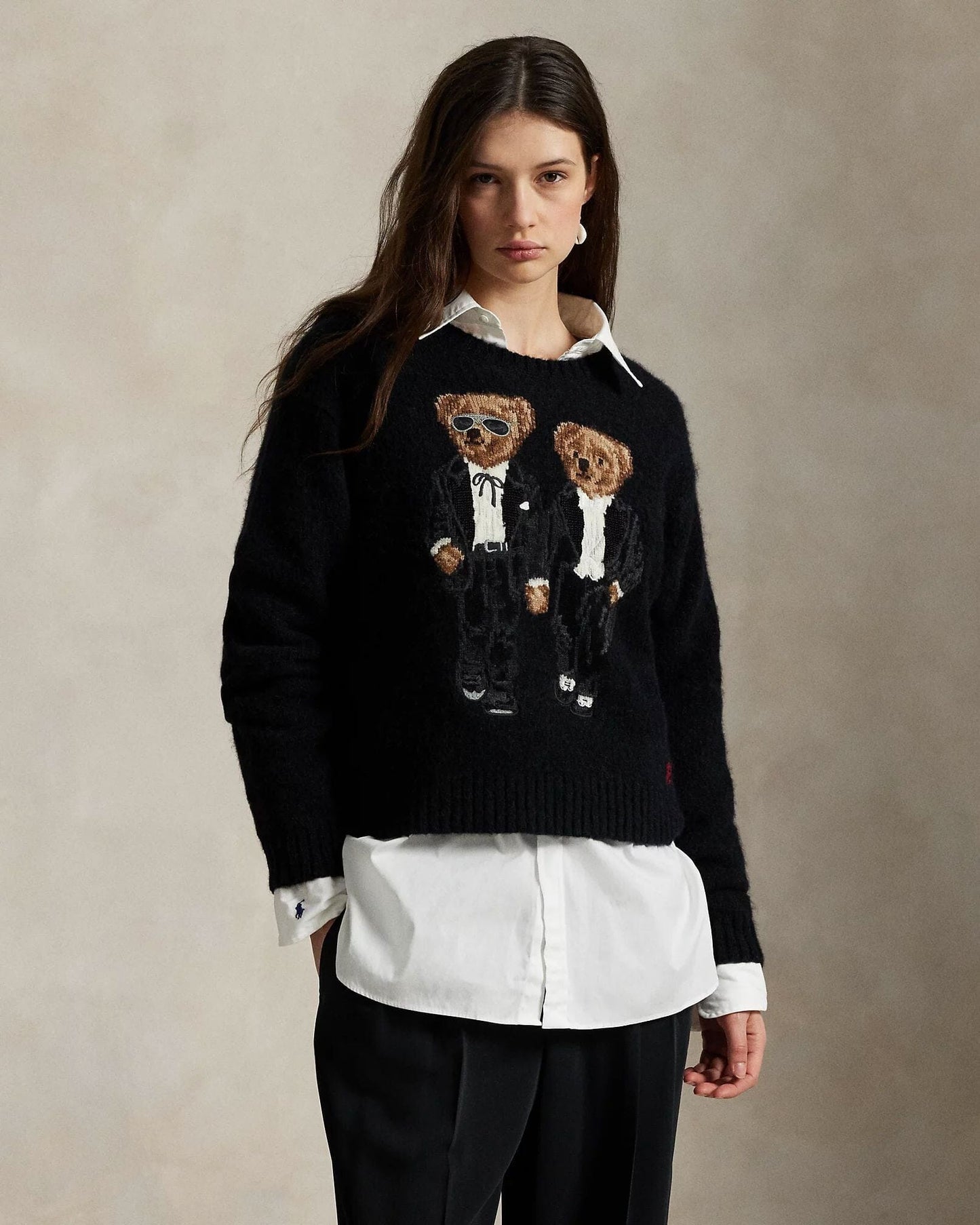 RL Le pull Teddy Bear smoking Ralph & Ricky