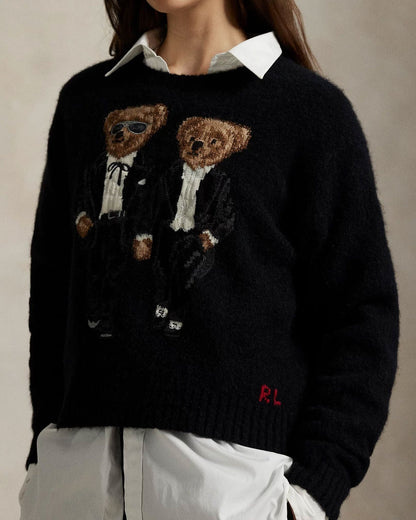 RL Le pull Teddy Bear smoking Ralph & Ricky