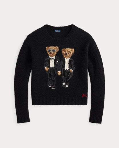 RL Le pull Teddy Bear smoking Ralph & Ricky