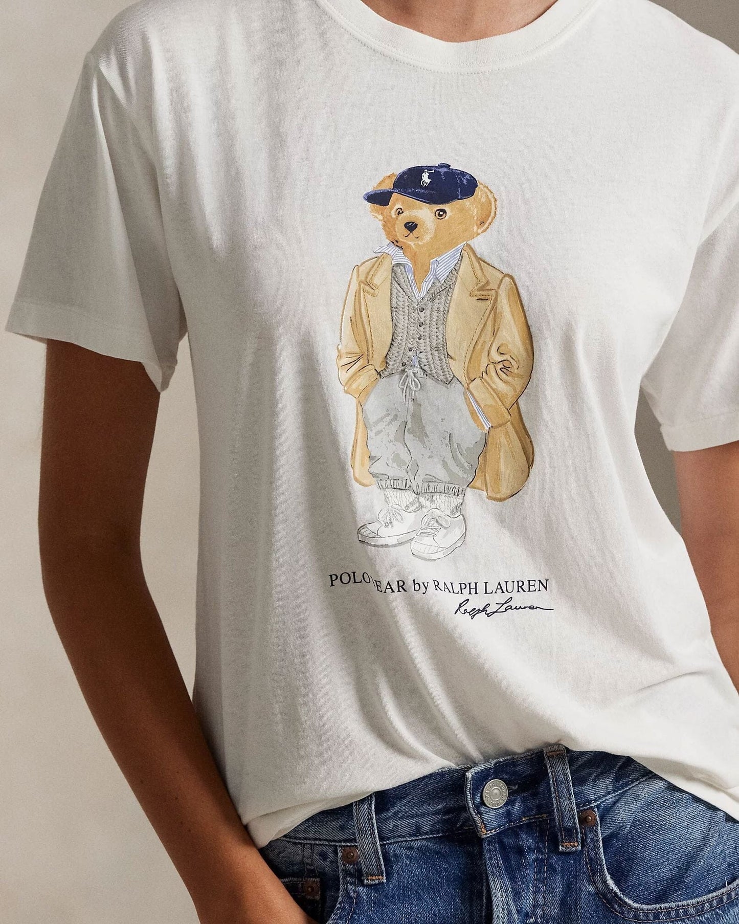 RL Polo Bear Baumwoll-Jersey T-Shirt