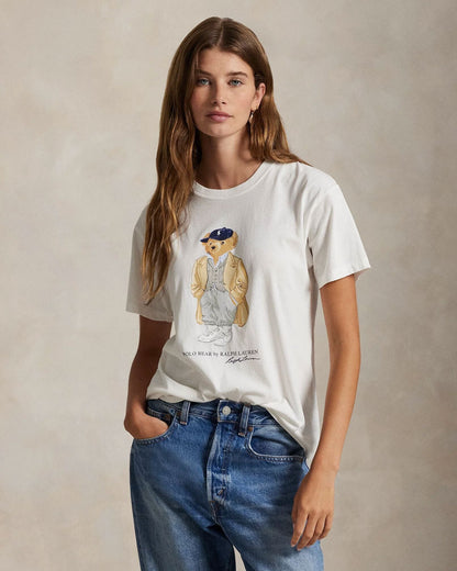 RL Polo Bear Baumwoll-Jersey T-Shirt