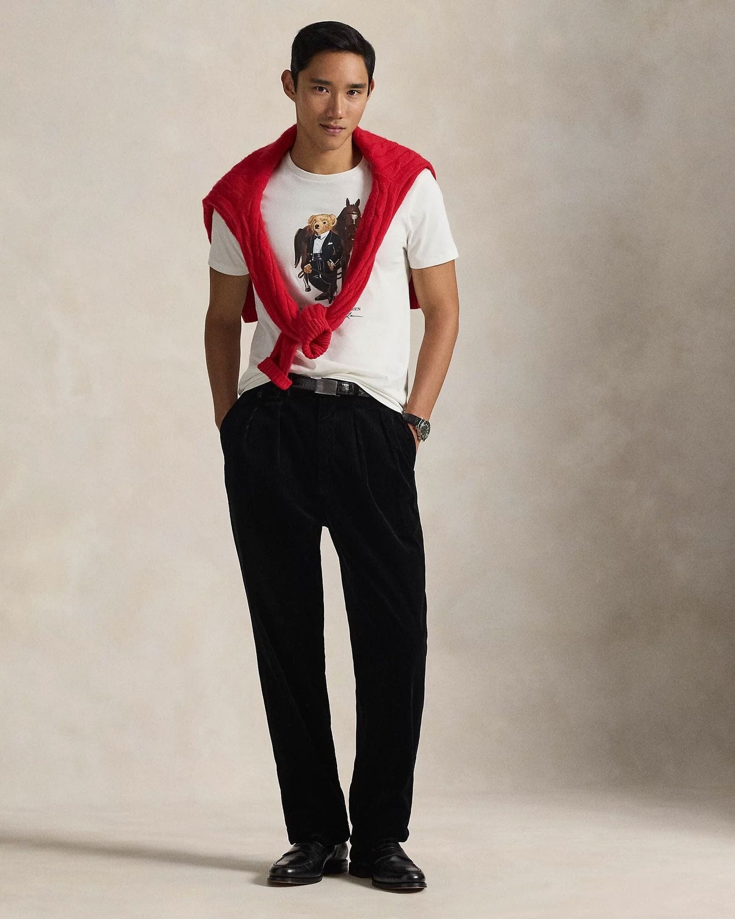 RL Polo Bear Baumwoll-T-Shirt