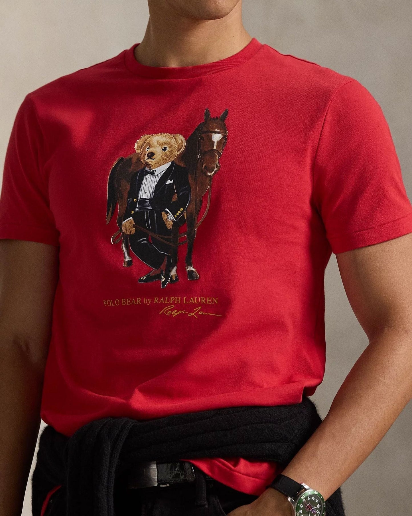 RL Polo Bear Baumwoll-T-Shirt
