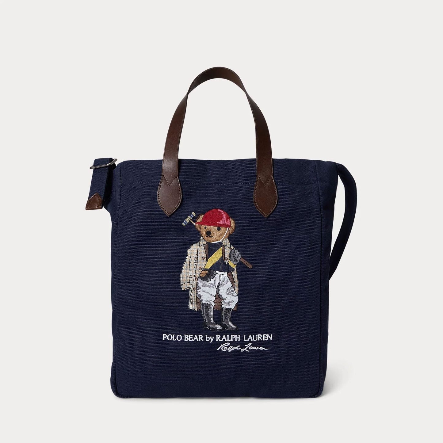 RL Polo Bear Canvas Shopper Bag