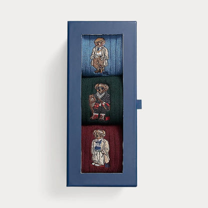 RL Polo Bear Crew Socken 3er-Geschenkset