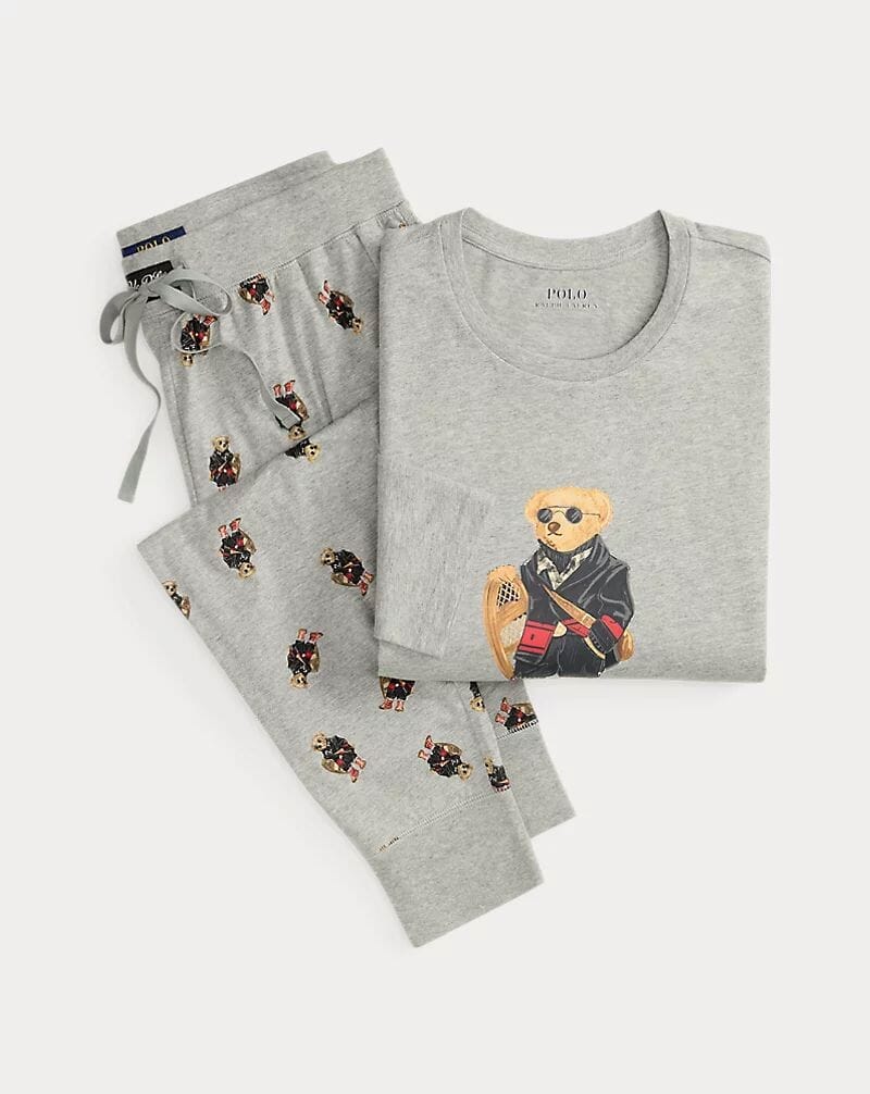 RL Polo Bear Jersey Pajama Set
