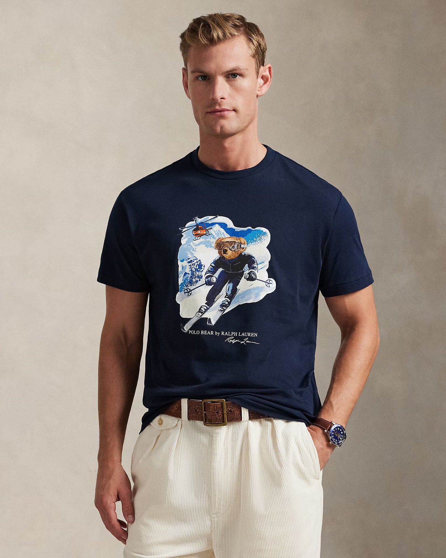 RL Polo Bear Jersey T-Shirt Klassische Passform