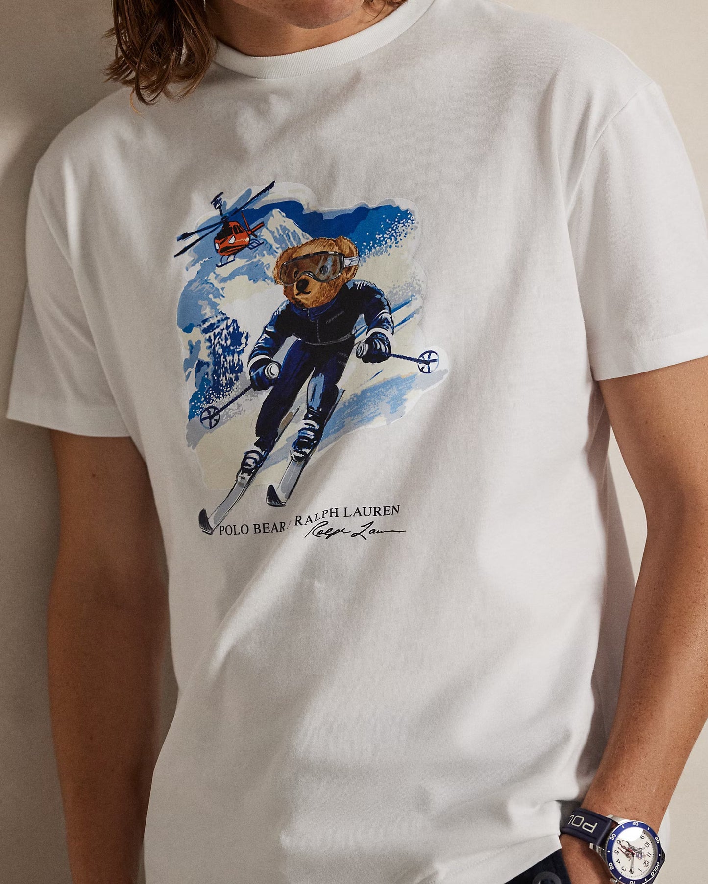 RL Polo Bear Jersey T-Shirt Klassische Passform