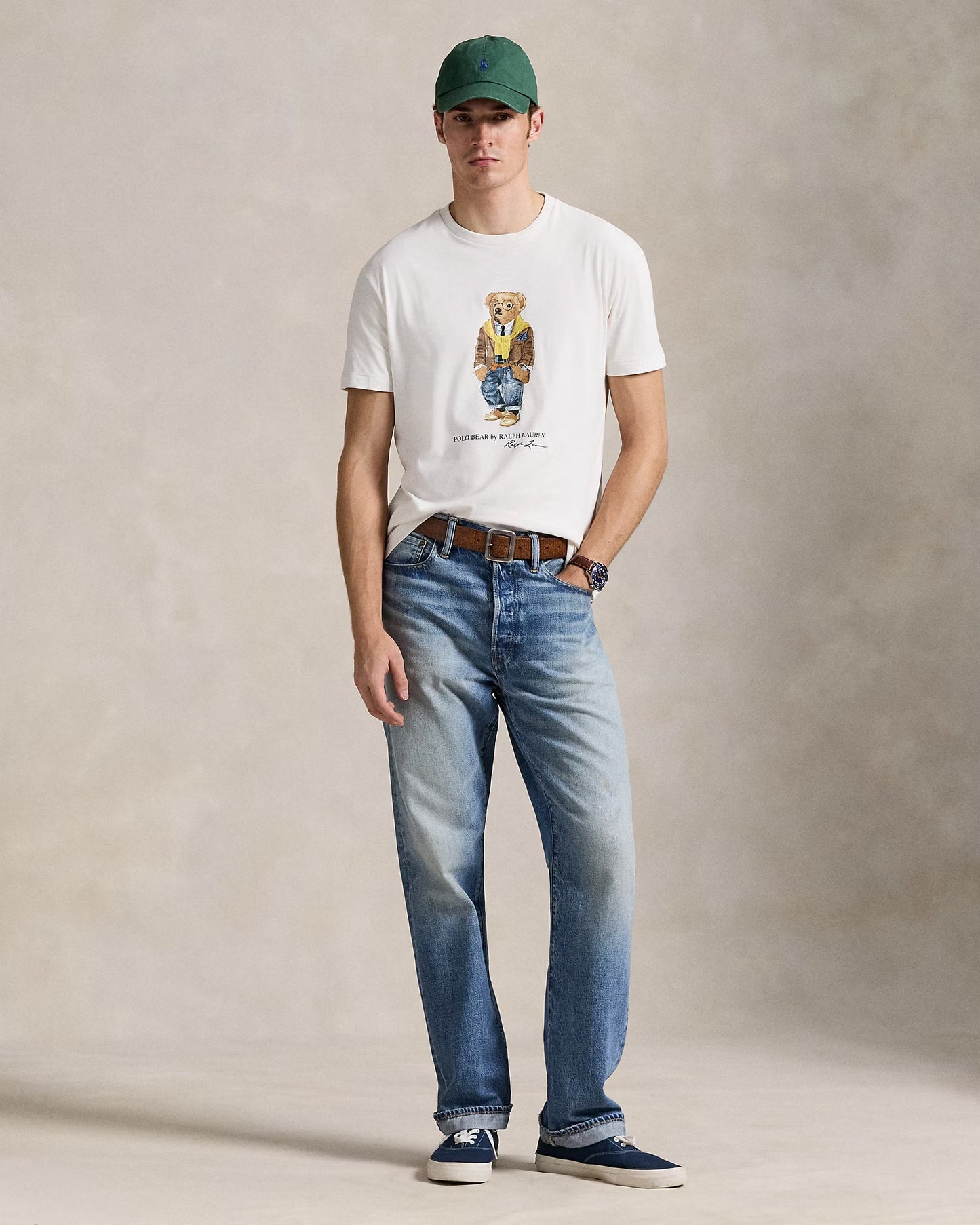 RL Polo Bear Jersey T-Shirt Klassische Passform