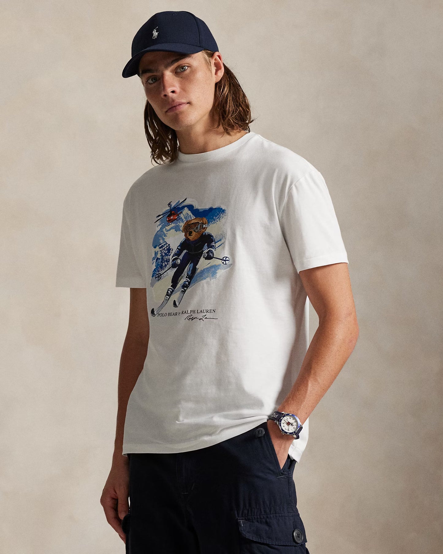 RL Polo Bear Jersey T-Shirt Klassische Passform