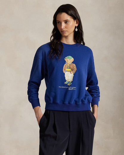RL Polo Bear Leichter Fleece-Rundhalspullover