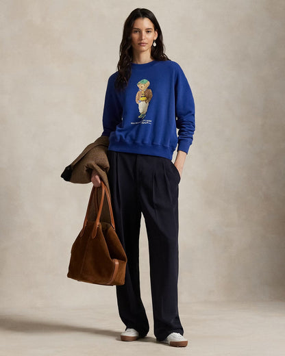 RL Polo Bear Leichter Fleece-Rundhalspullover