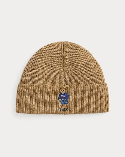 Bonnet en maille côtelée RL Polo Bear