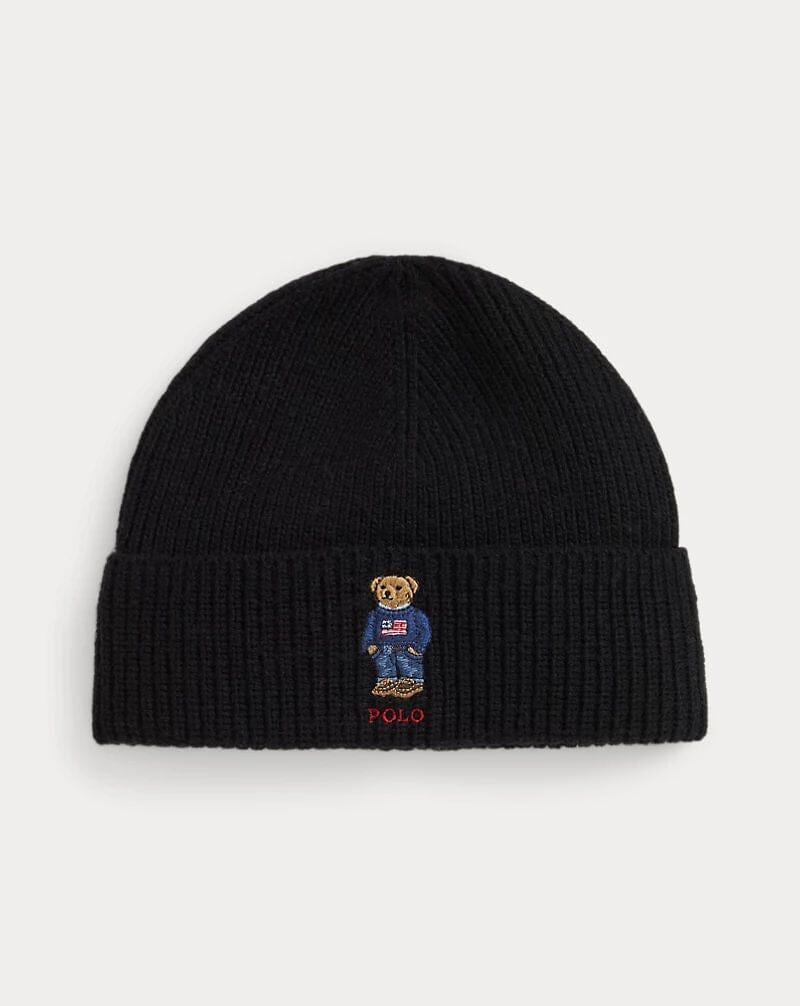 Bonnet en maille côtelée RL Polo Bear