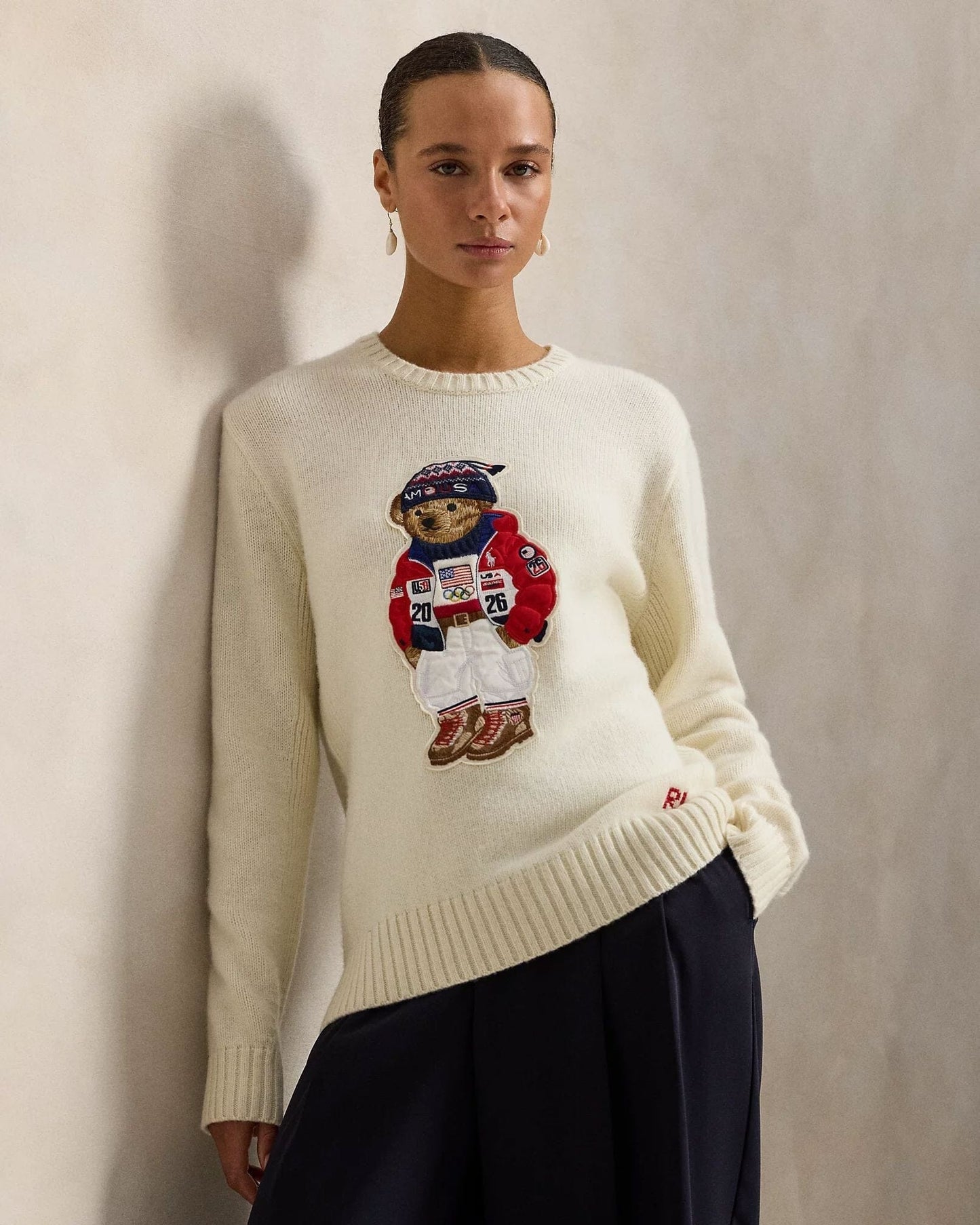 RL Team USA Polo-Bear-Pullover