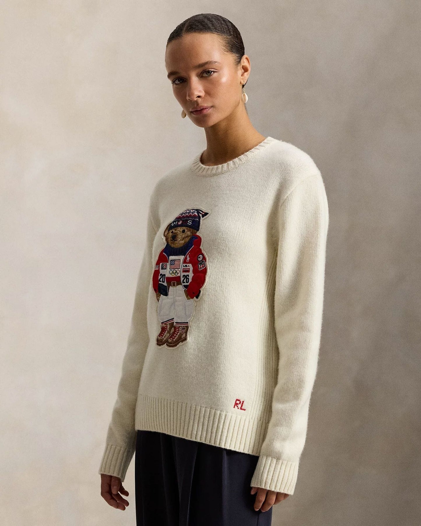 RL Team USA Polo-Bear-Pullover