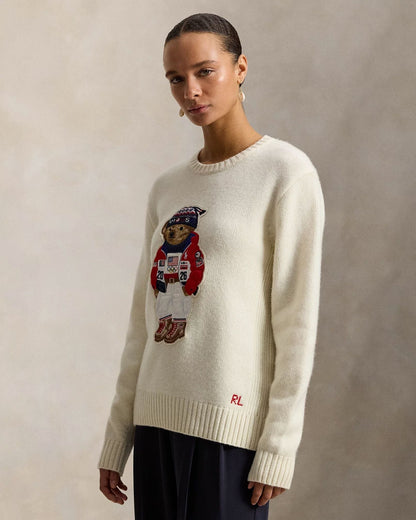 RL Team USA Polo-Bear-Pullover