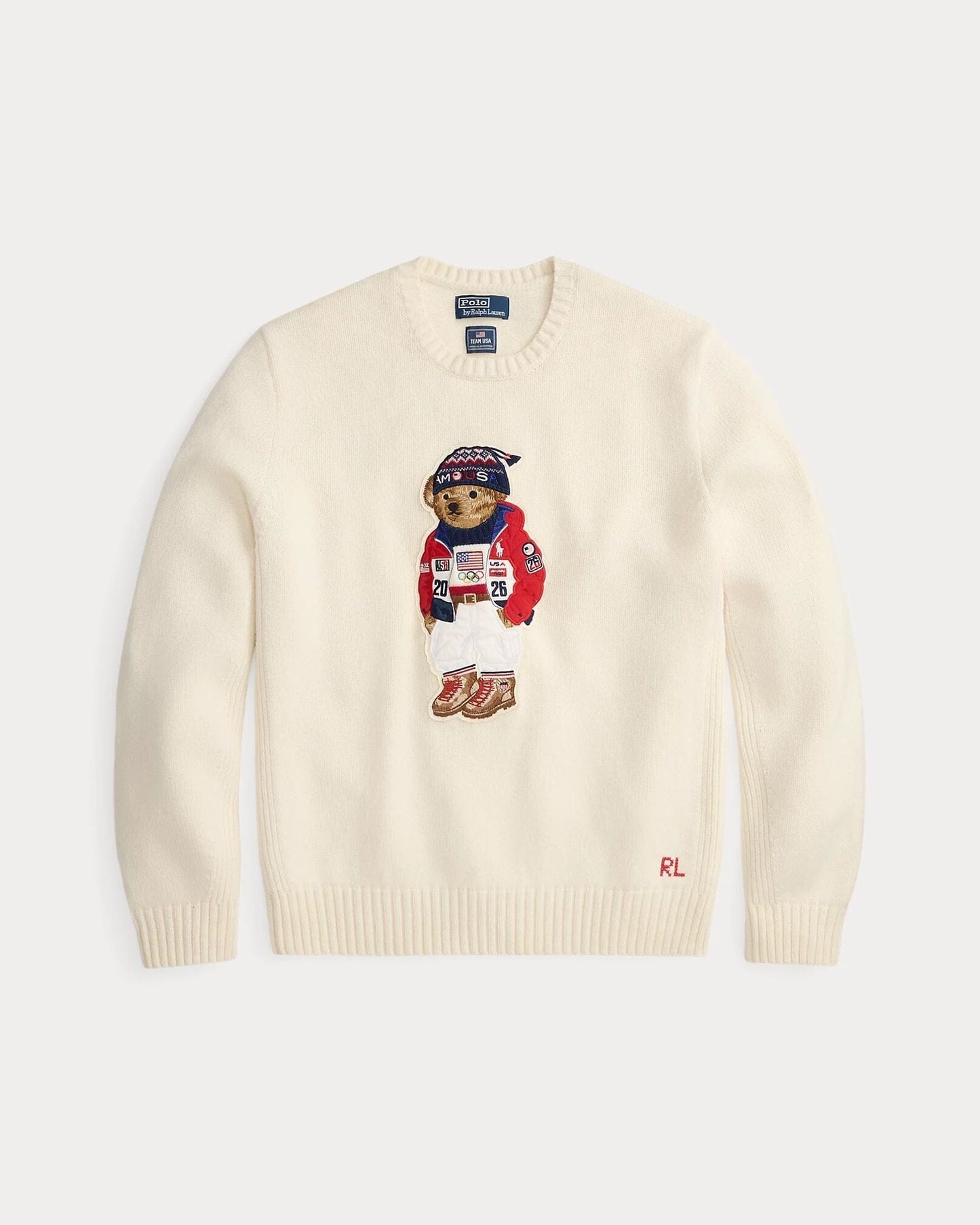 RL Team USA Polo-Bear-Pullover