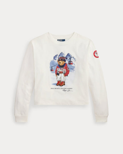 T-shirt à manches longues RL Team USA Polo Bear