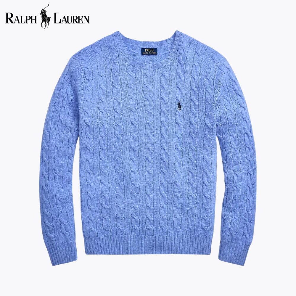 RL Kabelstrick Pullover aus Wolle-Kaschmir