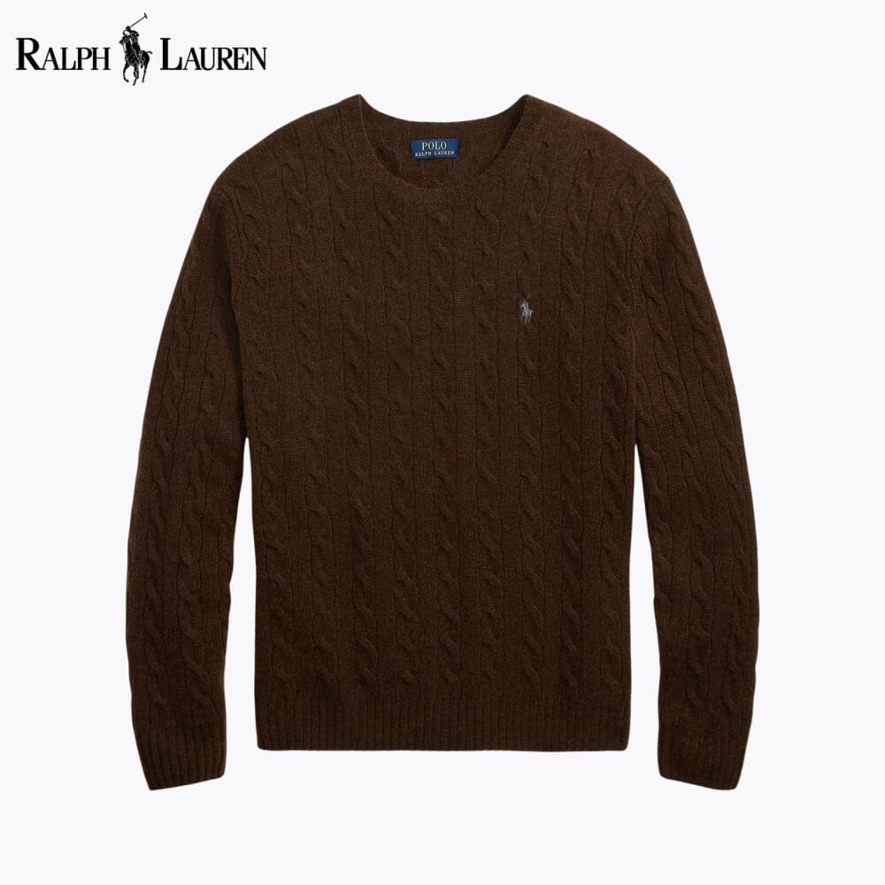 RL Kabelstrick Pullover aus Wolle-Kaschmir