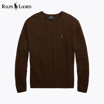 RL Kabelstrick Pullover aus Wolle-Kaschmir