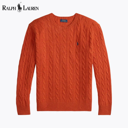 RL Kabelstrick Pullover aus Wolle-Kaschmir