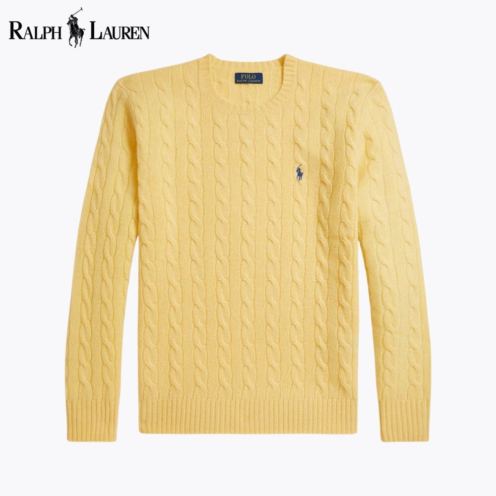 RL Kabelstrick Pullover aus Wolle-Kaschmir