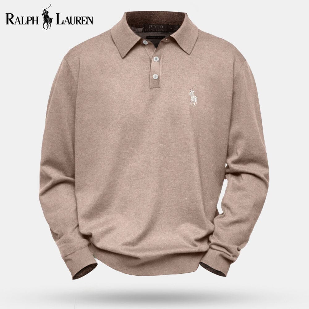 RL Zopfmuster-Strickpullover aus Wolle