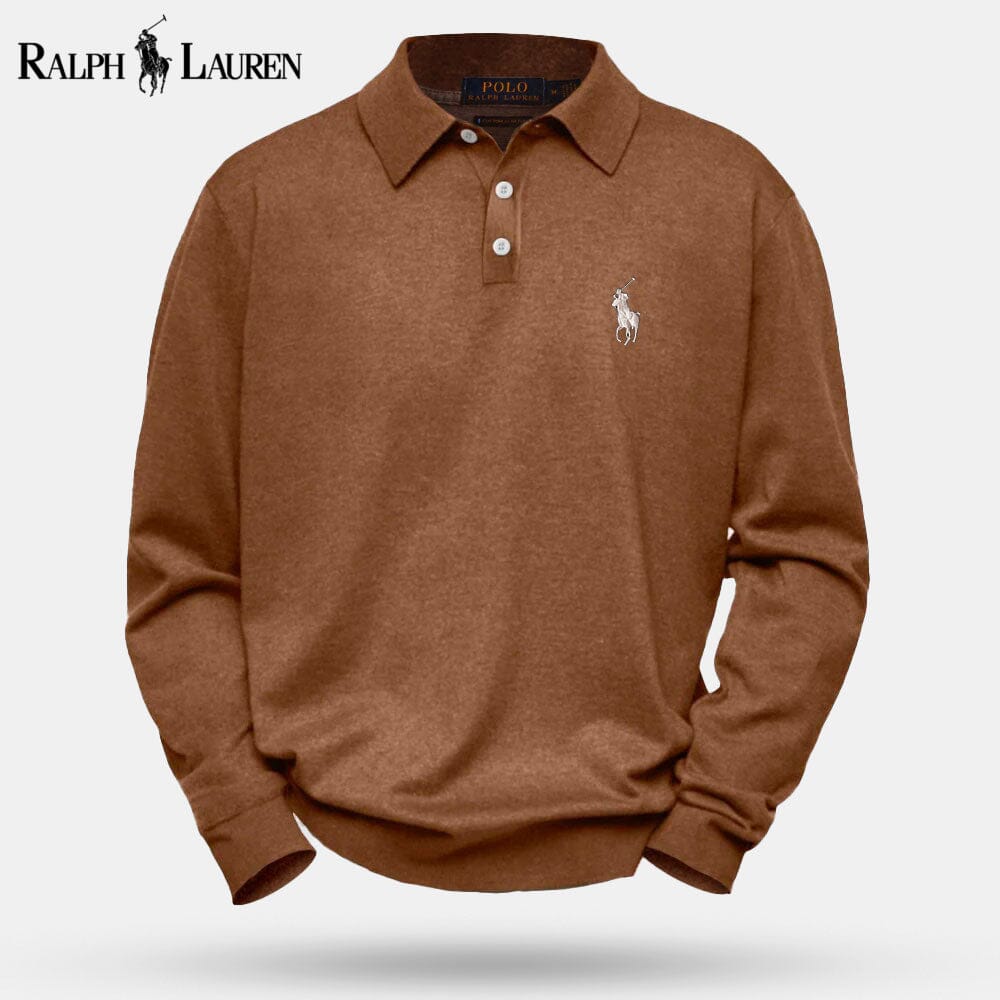 RL Zopfmuster-Strickpullover aus Wolle