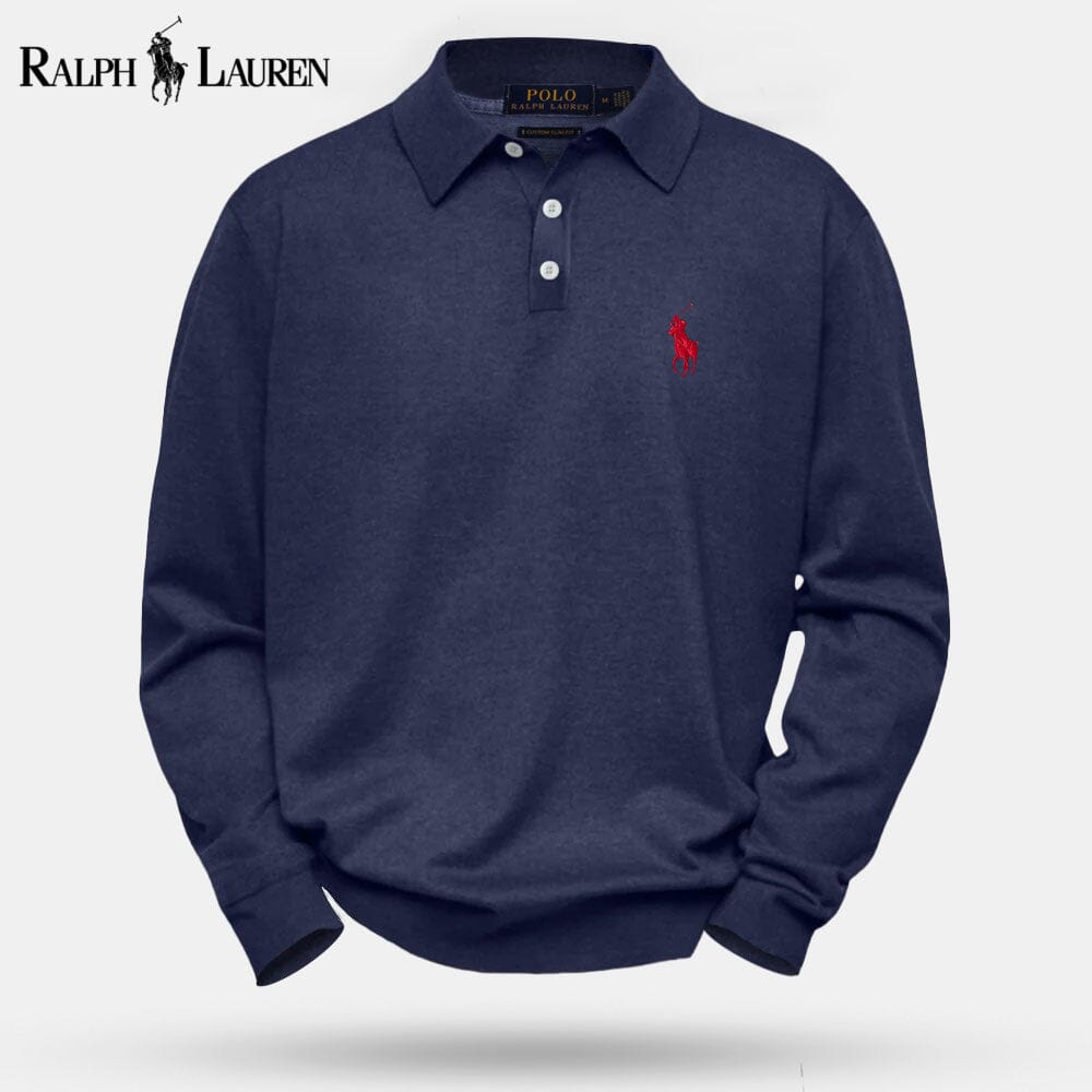 RL Zopfmuster-Strickpullover aus Wolle