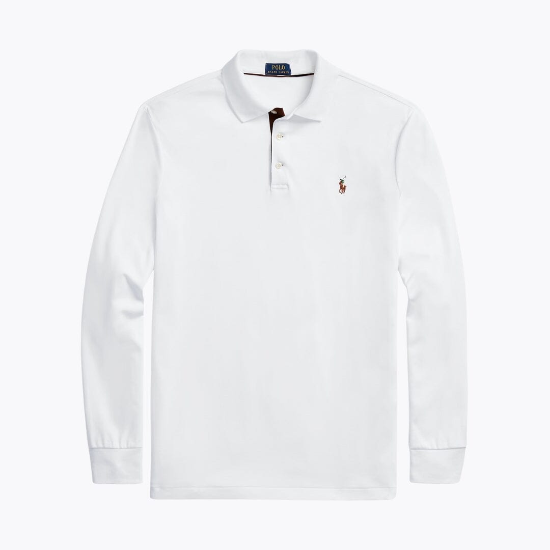 Polo en coton doux coupe classique Ralph Lauren