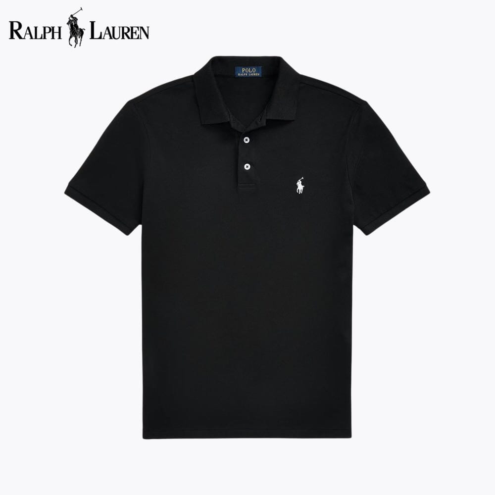 Polo en maille stretch coupe ajustée Custom Fit RL