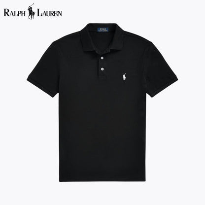 Polo en maille stretch coupe ajustée Custom Fit RL