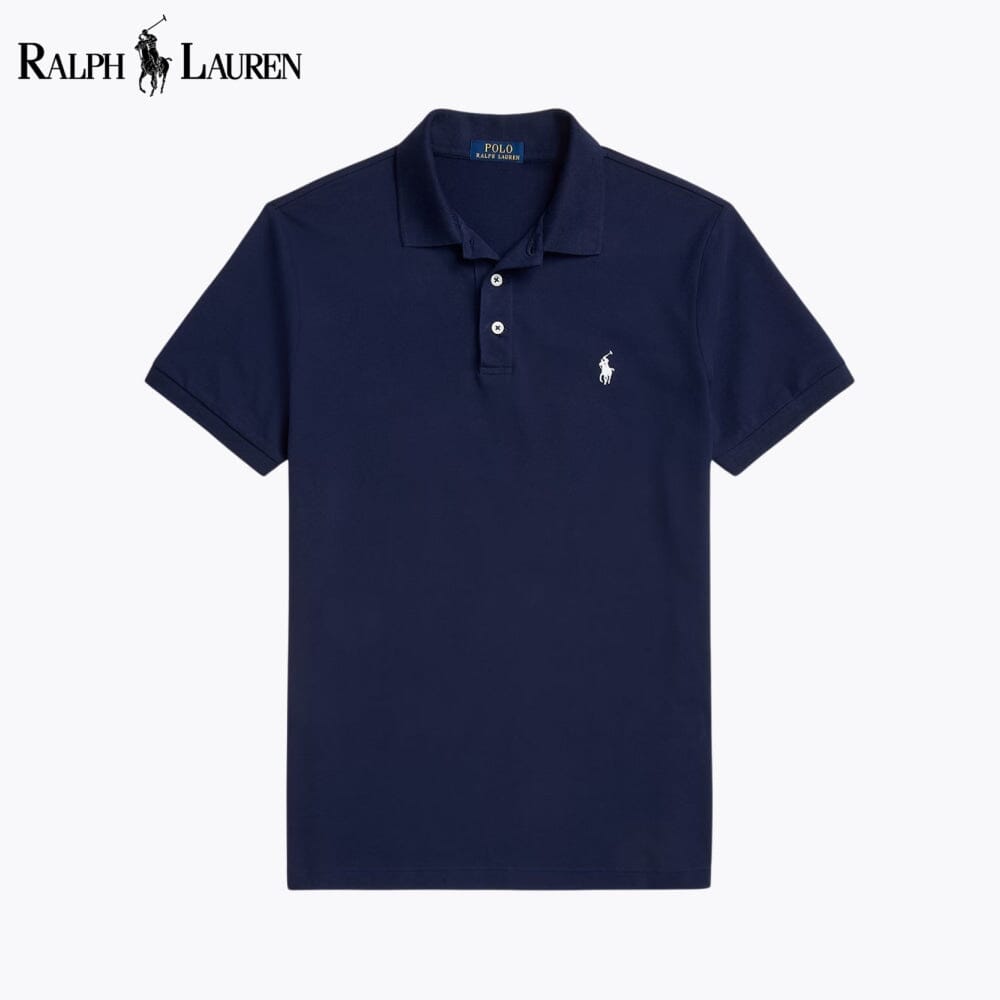 Polo en maille stretch coupe ajustée Custom Fit RL