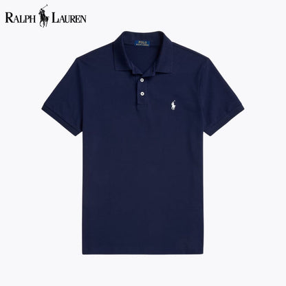 Polo en maille stretch coupe ajustée Custom Fit RL