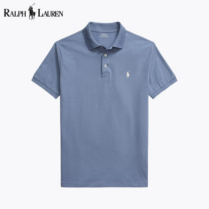 Polo en maille stretch coupe ajustée Custom Fit RL
