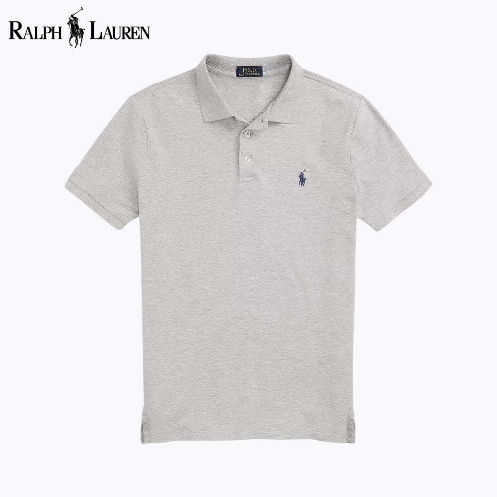 Polo en maille stretch coupe ajustée Custom Fit RL
