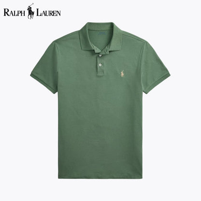 Polo en maille stretch coupe ajustée Custom Fit RL