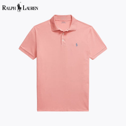 Polo en maille stretch coupe ajustée Custom Fit RL