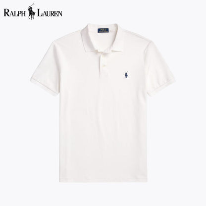 Polo en maille stretch coupe ajustée Custom Fit RL