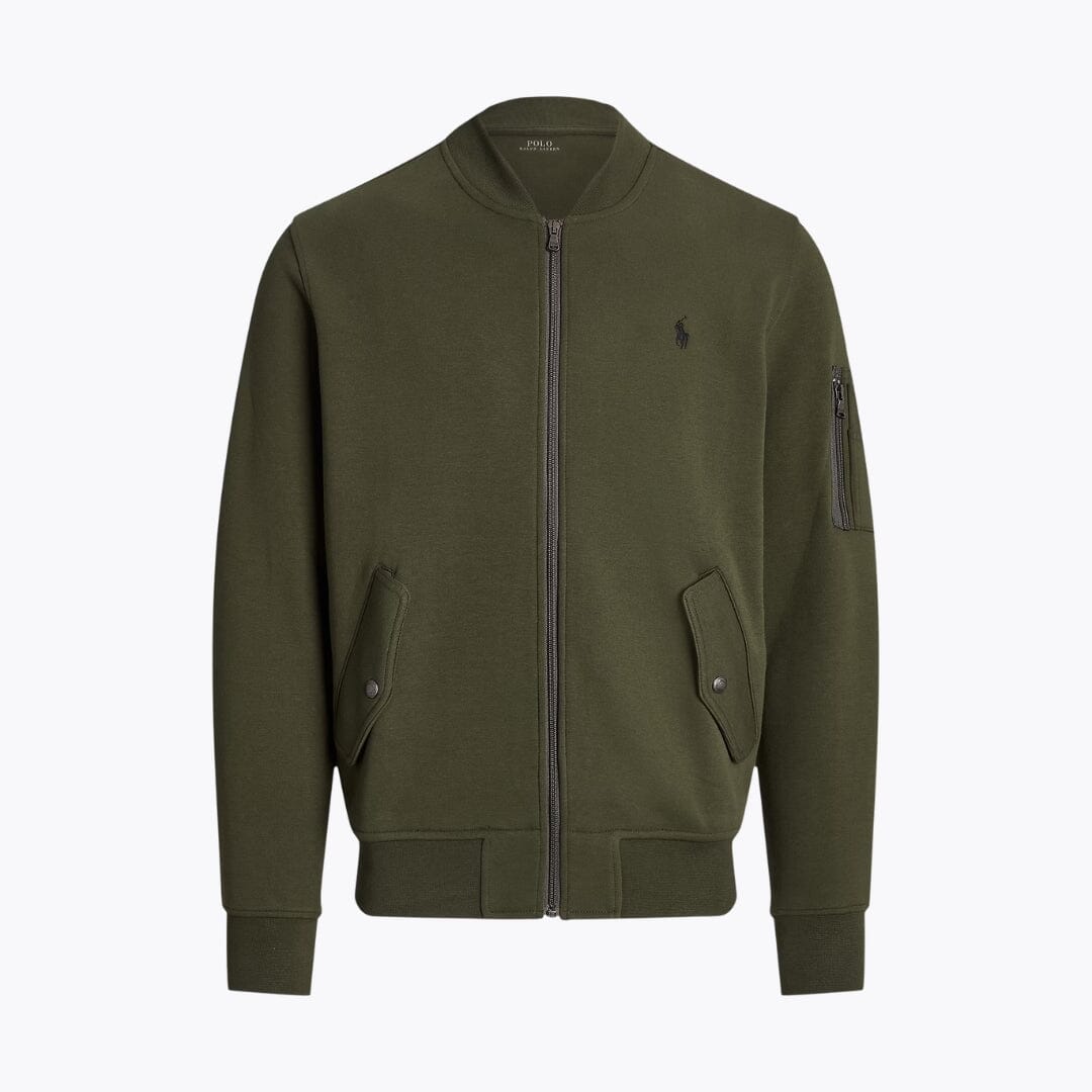 RL Bomberjacke aus Doppelstrick