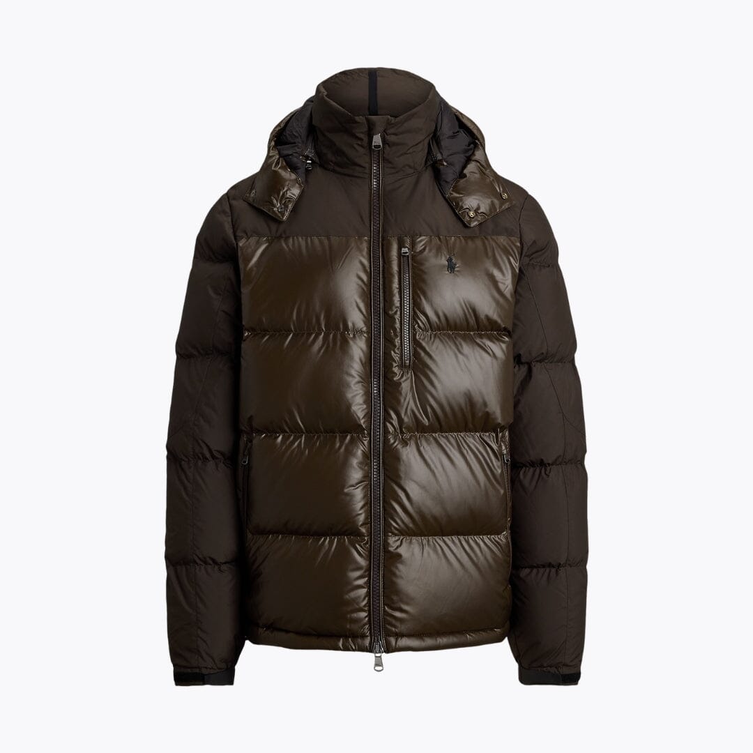 RL Gorham zweifarbige Daunenjacke