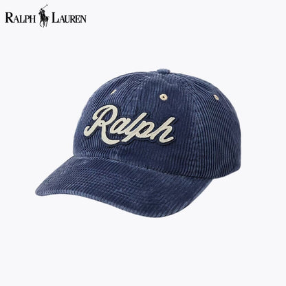 RL Logo Corduroy Baseballkappe