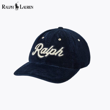 RL Logo Corduroy Baseballkappe